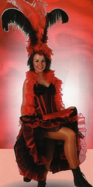 franz&ouml;sisches CanCan-Kleid