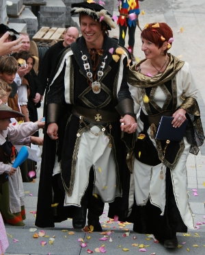 historische Hochzeit