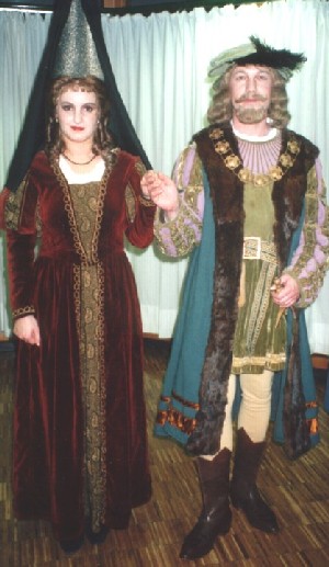 Ritter mit Partnerin