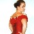 rotes Kleid